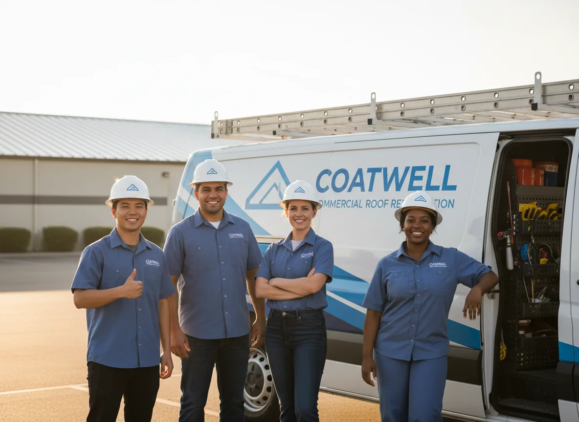 Commercial roof coating company in Lewis, IN